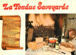 Delcampe - Carte Postale - Recettes De Cuisine - Fondue Savoyarde - CPM - Carte Neuve - Voir Scans Recto-Verso - Poscard - Carta Po - Küchenrezepte