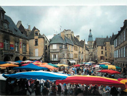 Delcampe - Carte Postale - Marchés - Sarlat En Périgord - Jour De Marché - CPM - Voir Scans Recto-Verso - Poscard - Carta Postal - - Mercados
