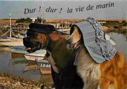 Delcampe - Carte Postale - Animaux - Chiens - Boxer - Colley - Carte Humoristique - CPM - Voir Scans Recto-Verso - Poscard - Carta - Chiens