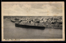 Delcampe - Cartolina Brindisi, Porto E Panorama - Brindisi