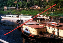 Delcampe - Foto Dampfer Dukla Seitenrad Motorschlepper Schlepper CSPLO Sächsische Schweiz Fähre Schöna Hrensko Decin Usti Praha - Tschechische Republik