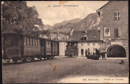 Delcampe - 74-0912 - Carte Postale Haute Savoie (74) - BONNEVILLE - 802. Arrivée Du Tramway - Bonneville