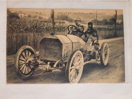 Delcampe - CPA , Automobile(2) , Jenatzy Sur Voiture Mercédès , 1906 - PKW