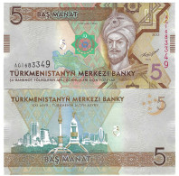 Delcampe - Turkmenistan 5 Manat 2012 UNC - Turkménistan