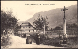 Delcampe - 74-0913 - Carte Postale Haute Savoie (74) - DINGY SAINT CLAIR - Route Du Parmelan - Dingy-Saint-Clair