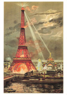 Delcampe - CPSM Paris-Georges Garen-Embrasement De La Tour Eiffel-RARE      L4495 - Eiffelturm