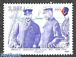 Delcampe - Monaco 2021 Albert I 1v, Mint NH, Transport - Ships And Boats - Ungebraucht
