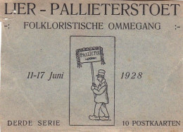 Delcampe - LIER - LIERRE - Pallieterstoet - Folkloristische Ommegang - 11.17 Juni 1928 - Drede Serie 10 Postkarten - Lier