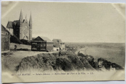 Delcampe - CPA - 76 - LE HAVRE-SAINTE ADRESSE - Notre Dame Des Flots Et La Ville - Sainte Adresse