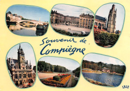 Delcampe - COMPIEGNE Multivue 6 (scan Recto Verso)MA002BIS - Compiegne