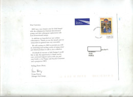 Delcampe - Carte De Voeux Noel Fdc 2002 - FDC