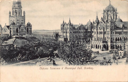 Delcampe - A778 India 1909 Victoria Terminus Train Station Municipal Hall Bombay Postcard - Welt