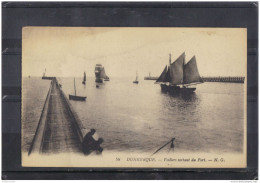 Delcampe - 5911 . DUNKERQUE . VOILIERS SORTANT DU PORT . N. G. N° 58 . PETITE ANIMATION - Dunkerque