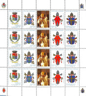 Delcampe - Vatican 1997 Pope Birthday M/s, Mint NH, History - Religion - Coat Of Arms - Religion - Ungebraucht