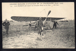 Delcampe - AVIATION - Grande Semaine D'Aviation De La Champagne 1909 - Louis BLERIOT Fait Amener Son Monoplan Sur La Piste - Fliegertreffen