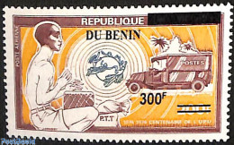 Delcampe - Barbuda 2007 Postes And Telegraphes, Overprint, Mint NH, History - Transport - Native People - Post - Automobiles - Correo Postal