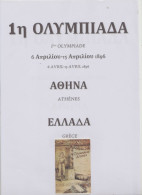 Delcampe - JO 1896-GRECE(Athènes)- 1er Olympiade -Lot De 13 Pages D'Exposition-  7 Timbres Classiques (+ DE 900€ DE COTE)+ Blocs Mo - Summer 1896: Athens