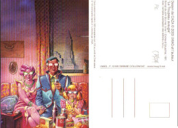 Delcampe - Carte Postale De CAZA Pour Troupeau Aveugle 2003  Par Edition Imag , Signée - Cartoline Postali