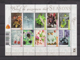 Delcampe - Netherlands Pays Bas 2012 All Kind Of Flowers And Vegetables  MNH** - Bloques