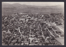 Delcampe - Vintage Postcard Albania Korca City Panorama Corcia Aerial City View 1940s - Albanie