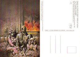 Delcampe - Carte Postale De CAZA Pour Troupeau Aveugle 2003  Par Edition Imag , Signée (2) - Cartoline Postali