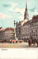 Delcampe - ALLEMAGNE - München - Marienplatz - Colonne Centrale - Heliocolorkarte - CPA - München
