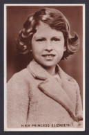 Delcampe - Vintage Postcard United Kingdom Britain Princess Elizabeth Child Portrait 1937 - Königshäuser