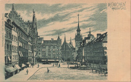Delcampe - ALLEMAGNE - München - Marienplatz - Animé - Garl Jander Berlin C - CPA - München