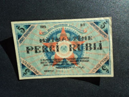 Delcampe - LETTONIE * : RIGA : SOVIET DES TRAVAILLEURS DÉPUTÉS : 5 ROUBLES  1919  C.B.C.W.R.192 ** / P R3a    TTB+ - Lettonie