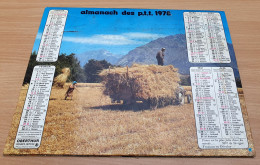 Delcampe - CALENDRIER 1978 ALMANACH Des PTT, LA POSTE, Oberthur - Fenaison En Devoluy - Loiret - Grossformat : 1971-80
