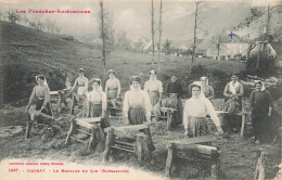 Delcampe - Massat * Le Broyage Du Lin , Bargassado * Métier Femmes Ouvrières - Sonstige & Ohne Zuordnung