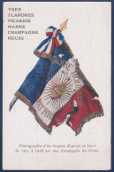 Delcampe - CPA 1 Euro Militaria Drapeau Non Circulé Prix De Départ 1 Euro - Humor