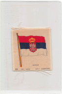 Delcampe - MIKIKP10-015 CHROMOS EN TISSUS DRAPEAU FLAG SERVIA 16TH SERIES 98 BDV CIGARETTES - Phillips / BDV