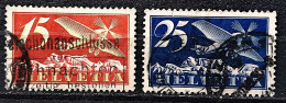 Delcampe - SUISSE 1933 - Poste Aérienne N° 3 - 5 Oblitérés (voir Scan) - Gebraucht