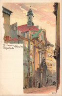 Delcampe - ALLEMAGNE - München - St Johann Nepomuk Kirche - Velten - E Nister - CPA - München