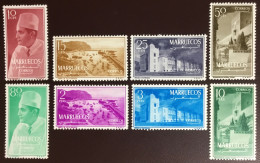 Delcampe - North Morocco 1956 Definitives Set MNH - Maroc Espagnol