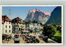 Delcampe - 3818 Grindelwald 1928 - Bahnhofplatz Und Wetterhorn Morgenrot Pferdekuts... - 10194613 - Grindelwald