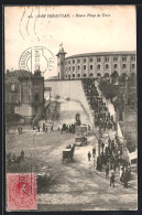 Delcampe - Postal San Sebastian, Nueva Plaza De Toros - Guipúzcoa (San Sebastián)