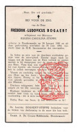 Delcampe - DP Frederik Ludovicus Bogaert ° Dendermonde 1880 † 1953 X Regina Carolina Steppe - Andachtsbilder