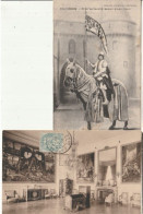 Delcampe - COMPIEGNE - 2 CPA : Fête De Ste Jeanne D'Arc - Salon De Musique Du Château - Compiegne