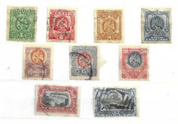 Delcampe - MEXICO   -  1899  -  COMPLET SET  -  Yvert Nr  180/8 - México