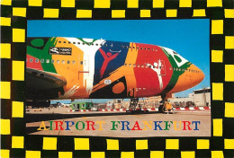 Delcampe - Carte Postale - Format - 160 X 115 Mms - Allemagne - Deutschland - Airport Frankfurt - Aéroport - Aviation - Avions - CP - Aerodrome