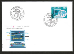 Delcampe - Zumstein N° UPU_16 Enveloppe 1er Jour Parfait état FDC Timbre De Service 1995 - FDC