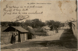 Delcampe - Senegal - Dakar - Dans Le Quartier Indigene - Senegal