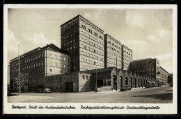 Delcampe - AK Stuttgart, Reichspostdirektionsgebäude, Lautenschlagerstrasse - Stuttgart