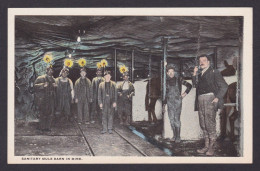 Delcampe - Postcard, United States, Sanitary Mule Barn In Mine - Mines