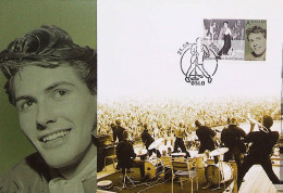 Delcampe - ► Norway Norge Maximum Card - ROALD STENSBY  2009 Norwegian Popular Music (I) Pioneers Of Rock. Mi 1695 - Maximumkarten (MC)