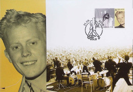Delcampe - ► Norway Norge Maximum Card - PER HARTVIG "OCKE-PELLE"  2009 Norwegian Popular Music (I) Pioneers Of Rock. Mi 1695 - Maximumkarten (MC)