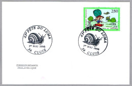 Delcampe - MOLUSCOS. FERIA DEL CARACOL - Fair Of Snail. Cluis, 1996 - Crustacés