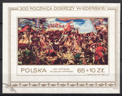 Delcampe - Poland - Mi:Block 93 / Fi:Blok 123 - 1983 - King's Portraits King John III Sobieski - Used - Blocs & Feuillets